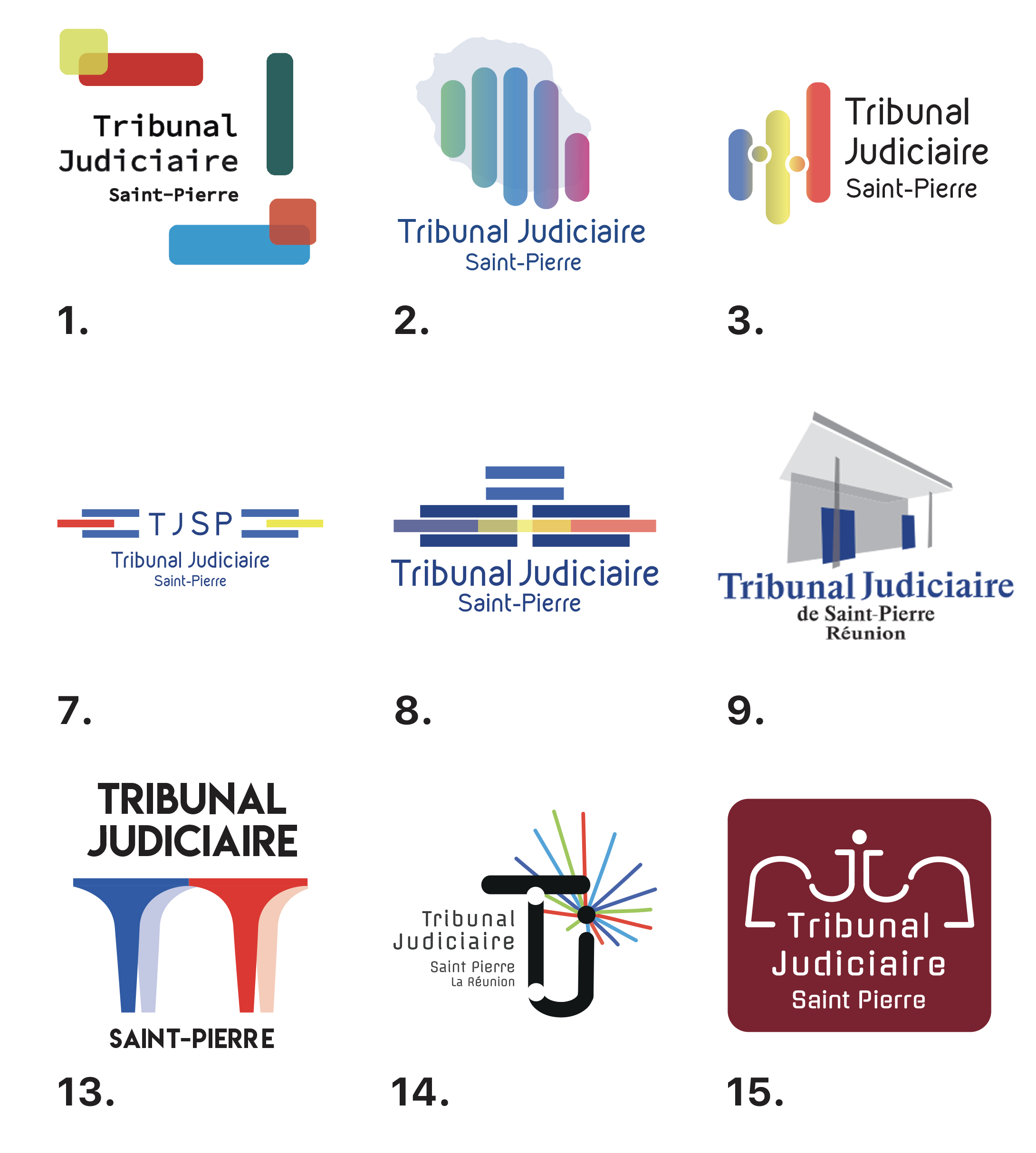 Un logo pour le Tribunal Judiciaire de SaintPierre Lycée Ambroise